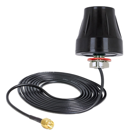 DeLOCK LTE-antenne SMA 2 dBi 3 m RG-174 rundstrålende svart utendørs
