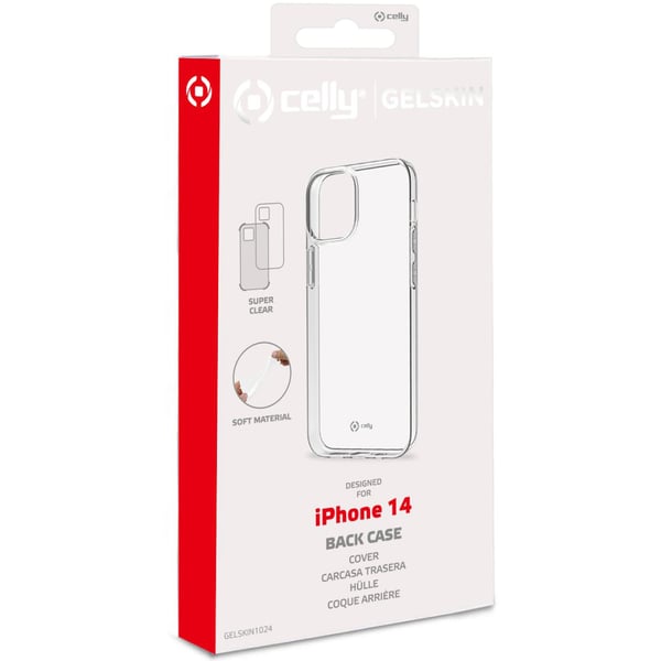 Celly Gelskin TPU Cover iPhone 14 Tr