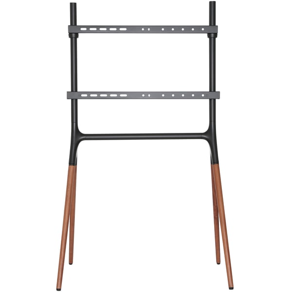 LogiLink Gulvstativ for TV 49-70" svart/valnøtt