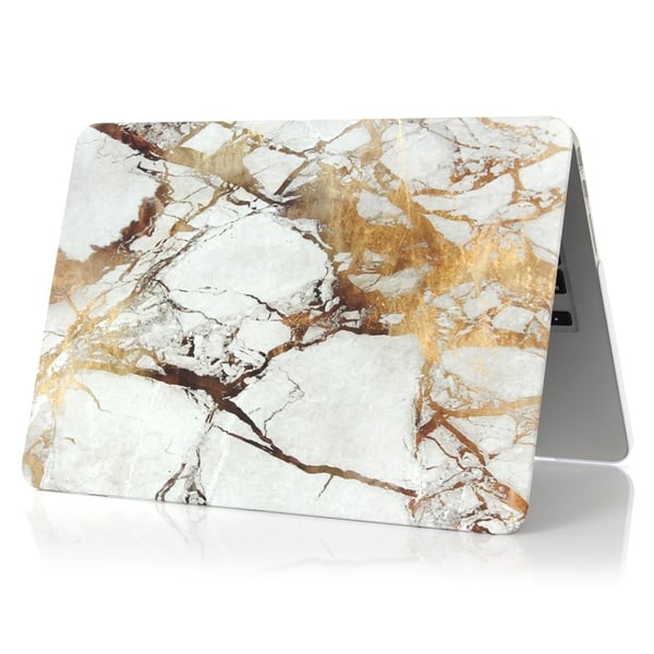 Etui i hård plast til MacBook Pro 16" (A2485) 2021 Marble (Gold)