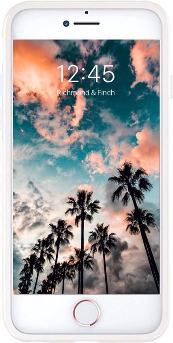 Richmond &amp; Finch iPhone 7/8/SE2-etui, hvit marmor