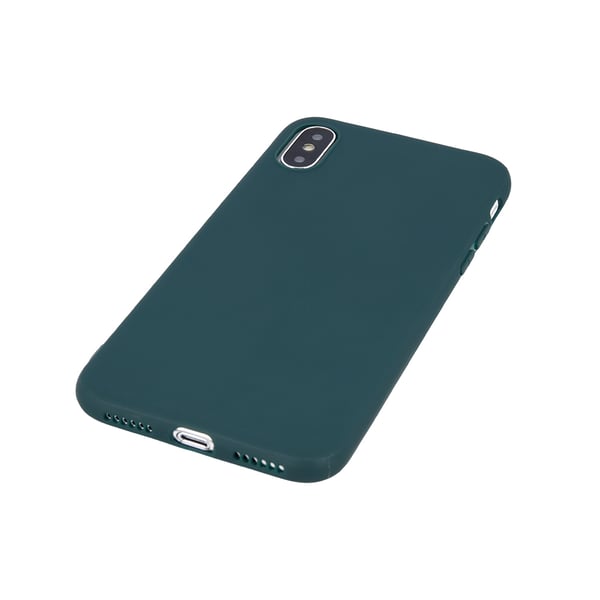 Matt TPU-etui til iPhone 16 Pro Max, skovgrøn