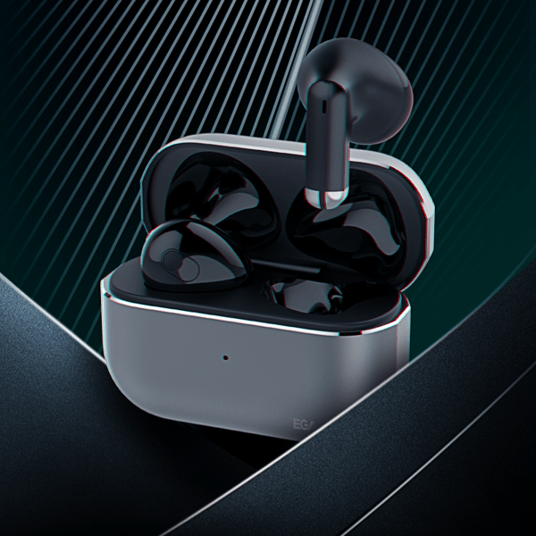 ET03 True Wireless Bluetooth-hodetelefoner, svart