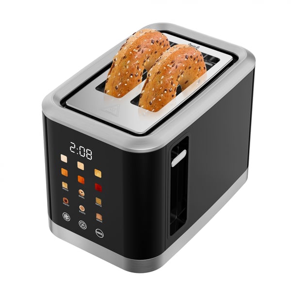 Emerio TO-132743 Lyxig brödrost med digital display och touchkontroll