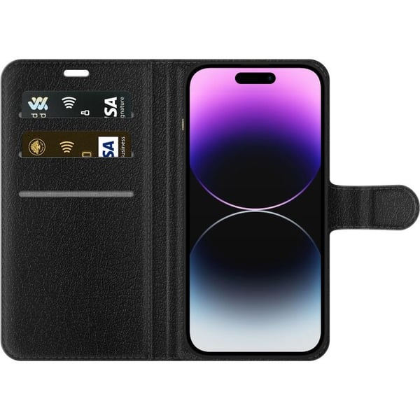 Lommeboketui til Apple iPhone 15 Pro med Blomster motiv