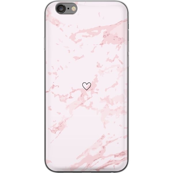 Mobildeksel til Apple iPhone 6 Plus med Rosa Hjerte motiv