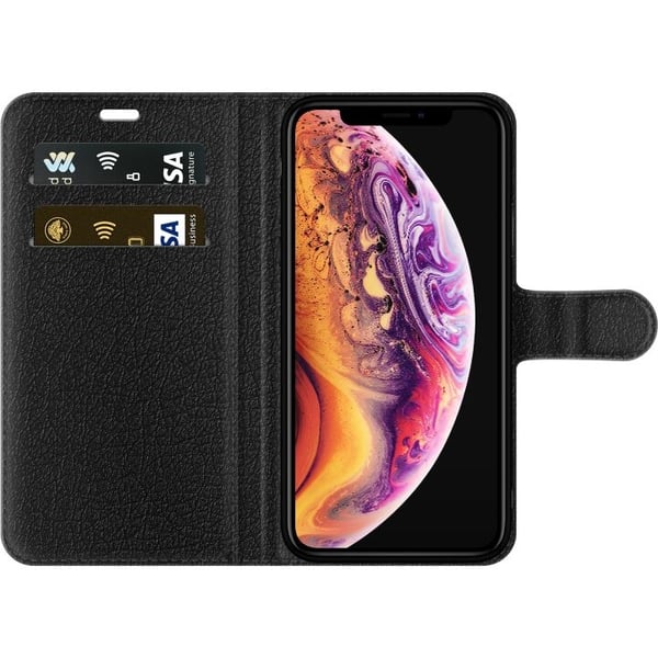 Lommeboketui til Apple iPhone XS Max med Luksuslinje motiv