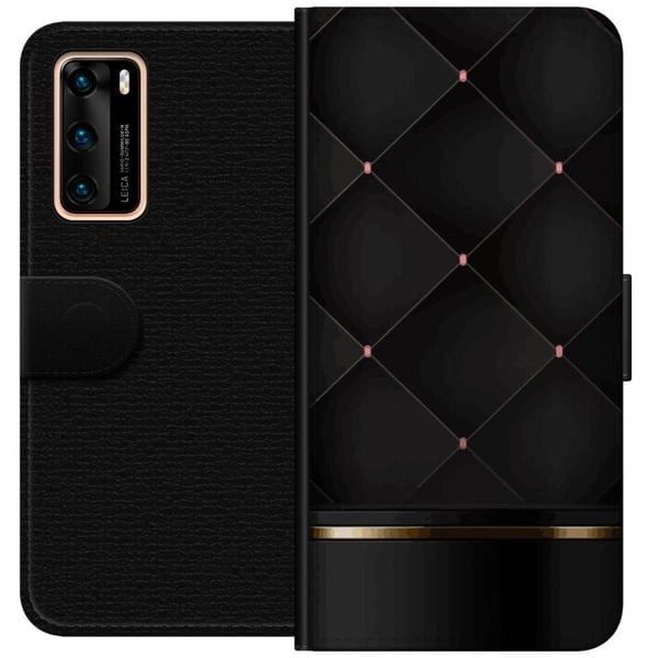 Lommeboketui til Huawei P40 med Luksuslinje motiv