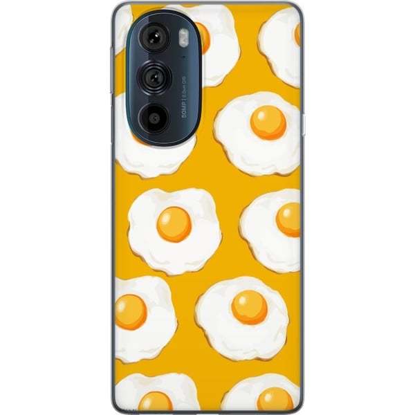 Mobildeksel til Motorola Edge 30 Pro med Stekt egg motiv