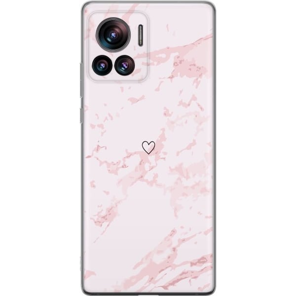 Mobildeksel til Motorola Edge 30 Ultra med Rosa Hjerte motiv