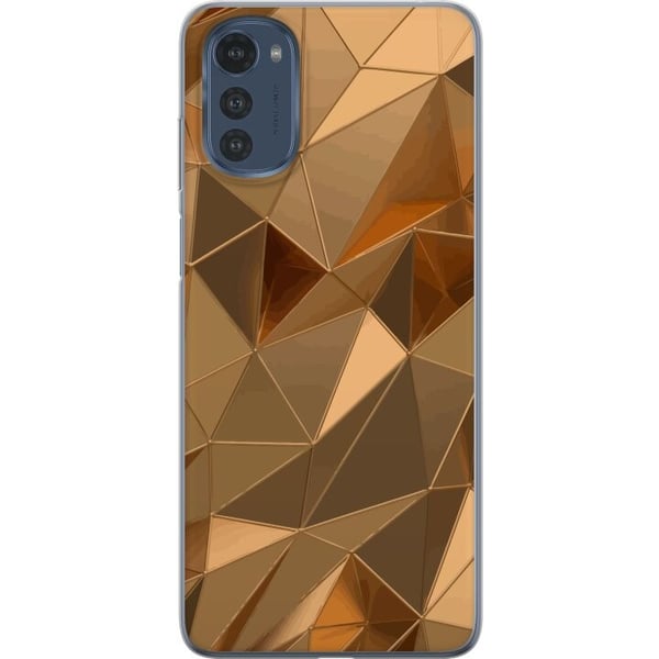 Mobildeksel til Motorola Moto E32s med 3D Gull motiv
