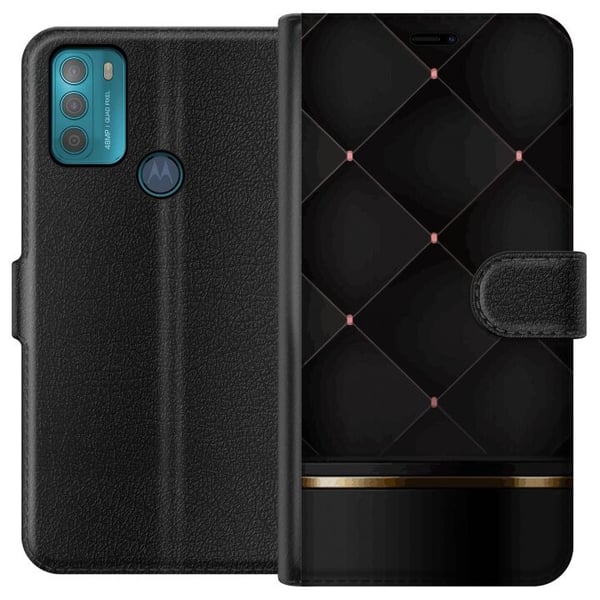 Lommeboketui til Motorola Moto G50 med Luksuslinje motiv