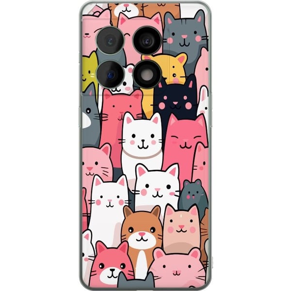 Mobilcover til OnePlus 10 Pro med Katte mønster motiv