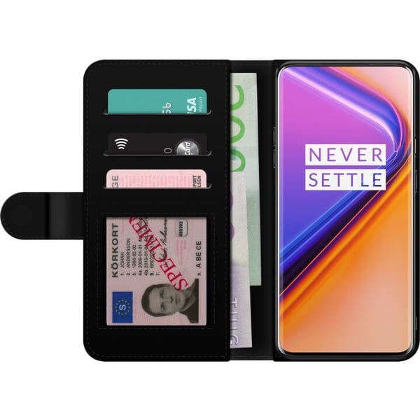 Lommeboketui til OnePlus 7 Pro med Ulve motiv