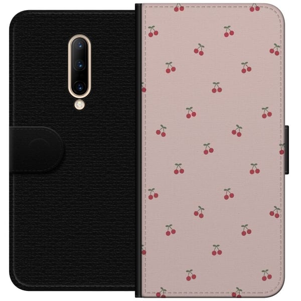 Tegnebogsetui til OnePlus 7 Pro med Kirsebær motiv