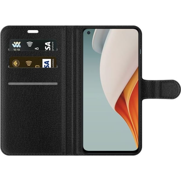 Tegnebogsetui til OnePlus Nord 2 5G med Brandigt silke motiv