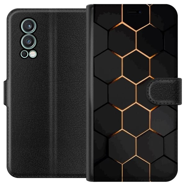 Plånboksfodral till OnePlus Nord 2 5G med Lyxigt Mönster motiv