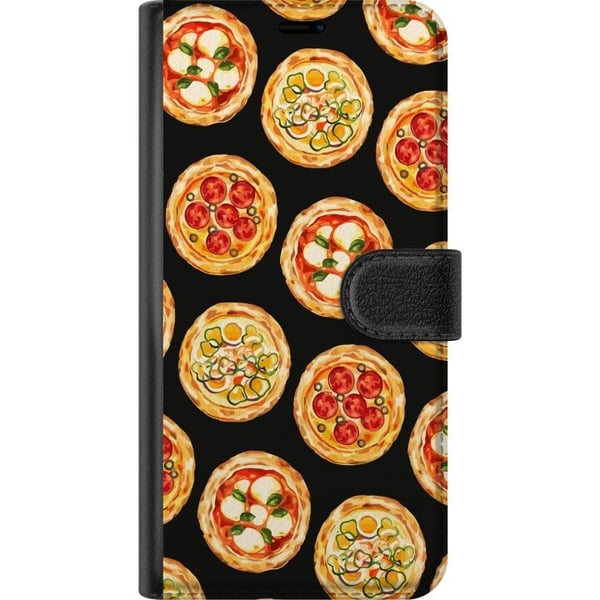 Lommeboketui til Samsung Galaxy A03 med Pizza motiv