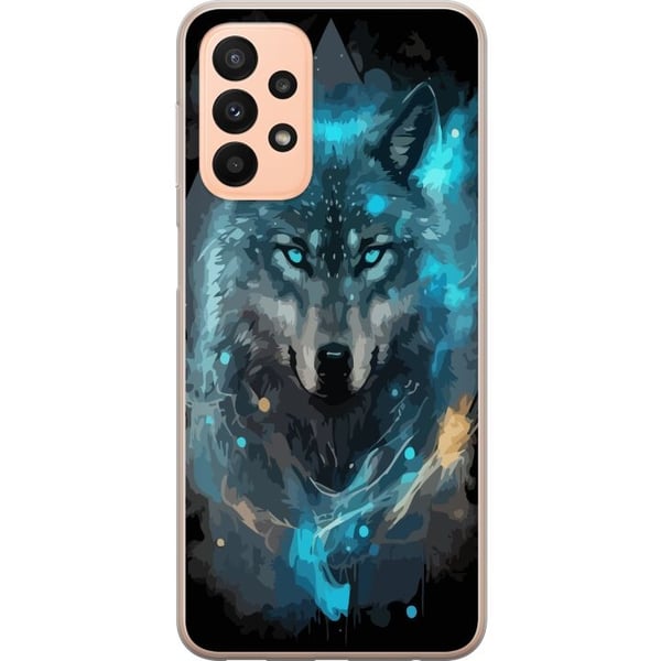 Mobildeksel til Samsung Galaxy A23 med Ulve motiv