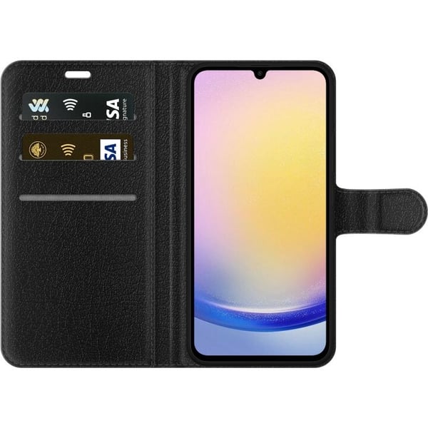 Lommeboketui til Samsung Galaxy A25 med Prestekrage motiv