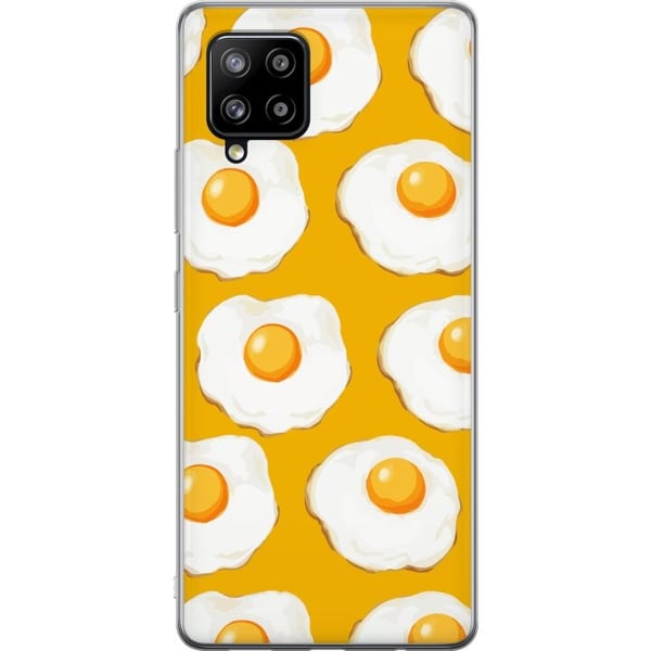 Mobildeksel til Samsung Galaxy A42 5G med Stekt egg motiv
