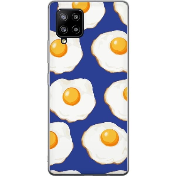 Mobildeksel til Samsung Galaxy A42 5G med Stekte egg motiv