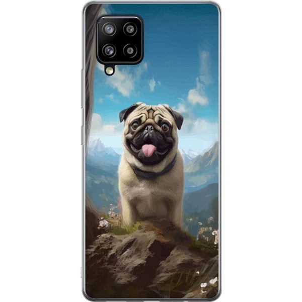 Mobildeksel til Samsung Galaxy A42 5G med Glad Hund motiv