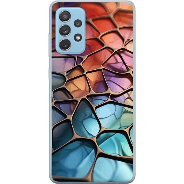 Mobildeksel til Samsung Galaxy A72 5G med Metalliskt mønster motiv