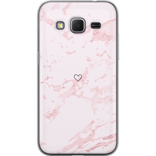 Mobilcover til Samsung Galaxy Core Prime med Rosa Hjerte motiv