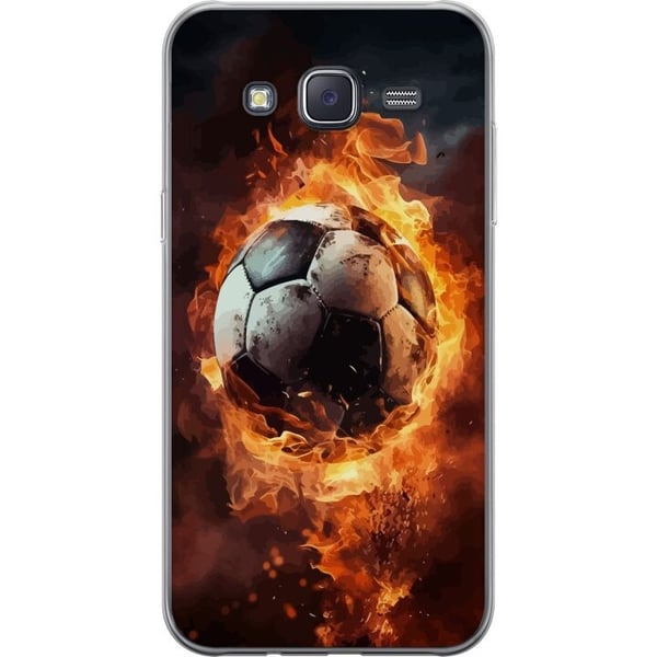 Mobildeksel til Samsung Galaxy J5 med Fotball motiv