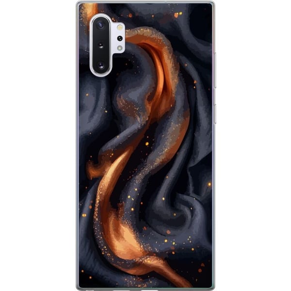 Mobildeksel til Samsung Galaxy Note10+ med Brennende silke motiv