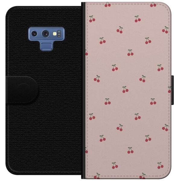 Lommeboketui til Samsung Galaxy Note9 med Kirsebær motiv