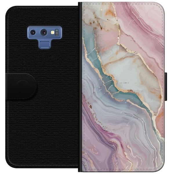 Lommeboketui til Samsung Galaxy Note9 med Marmor motiv