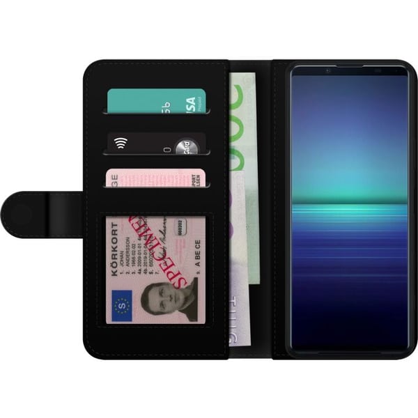 Lommeboketui til Sony Xperia 5 II med Glassig motiv