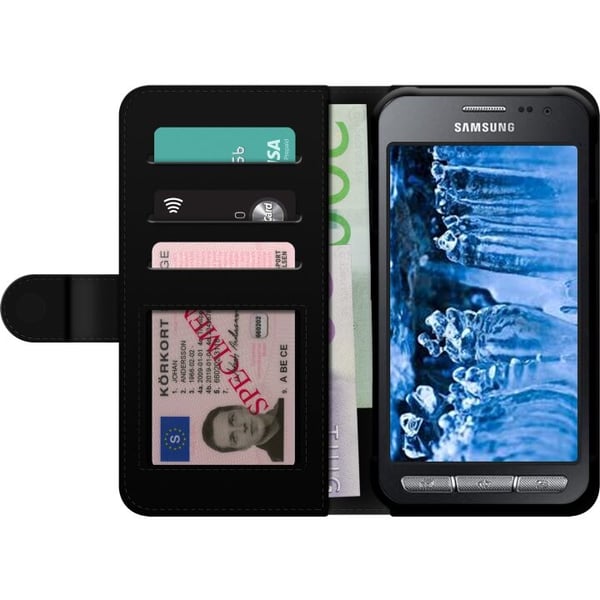 Lommeboketui til Samsung Galaxy Xcover 3 med Fotball motiv
