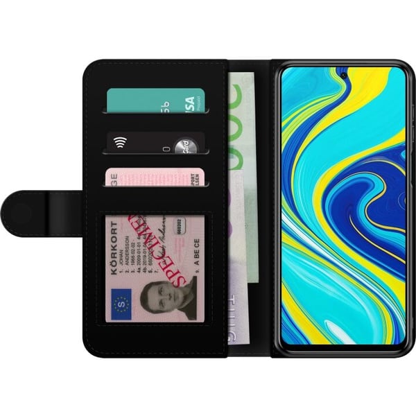 Lommeboketui til Xiaomi Redmi Note 9 Pro med Prestekrage motiv