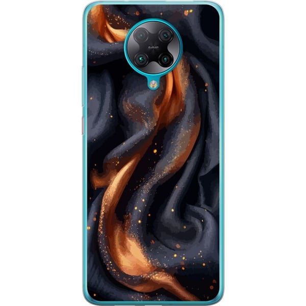 Mobildeksel til Xiaomi Poco F2 Pro med Brennende silke motiv