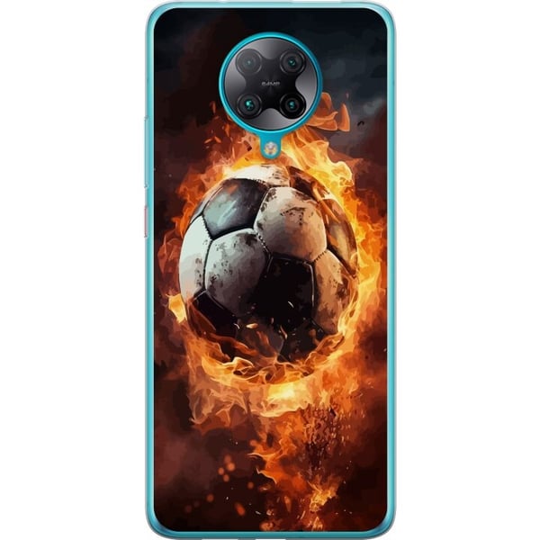 Mobildeksel til Xiaomi Poco F2 Pro med Fotball motiv