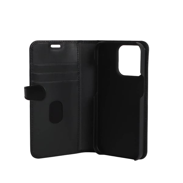Buffalo 2in1 Wallet Leather 3 card iPhone 13 Pro Black