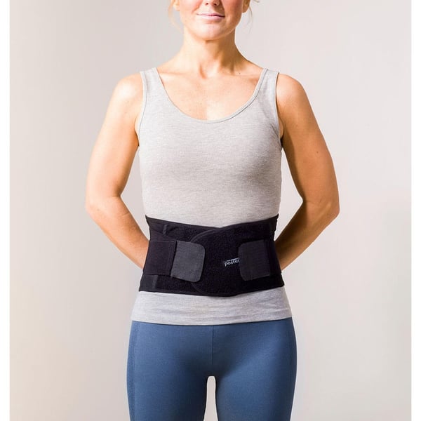 SWEDISH POSTURE Korsryggbelte Stabilize L Svart