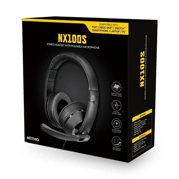 NITHO Pelikuulokkeet NX100S