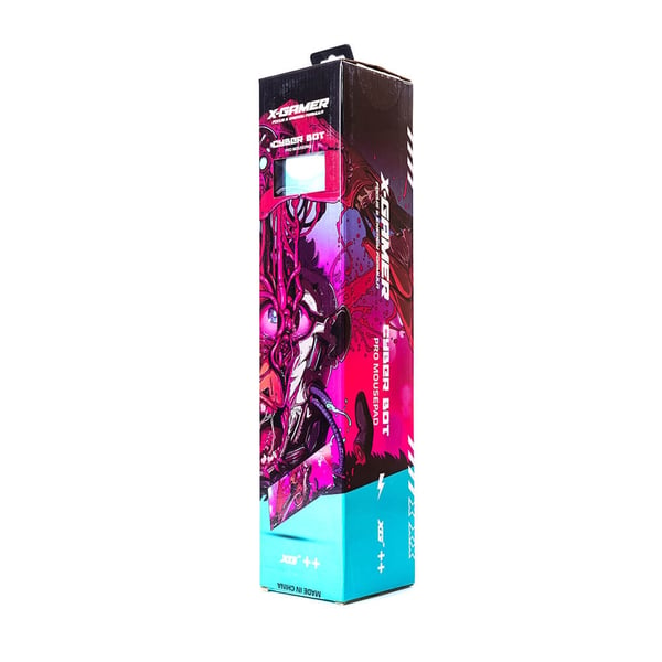 X-GAMER Gaming Musemåtte Cyber Bot 1100x450