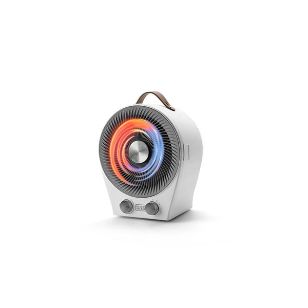 BLACK+DECKER Varmevifte 2000W 2i1 Hvit