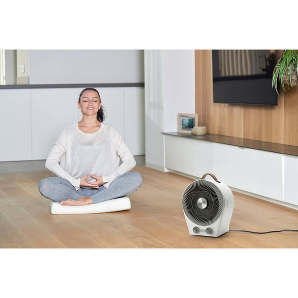 BLACK+DECKER Varmevifte 2000W 2i1 Hvit