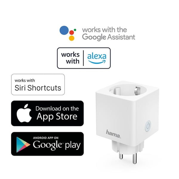 Hama WiFi-uttak 16A 3-pakning