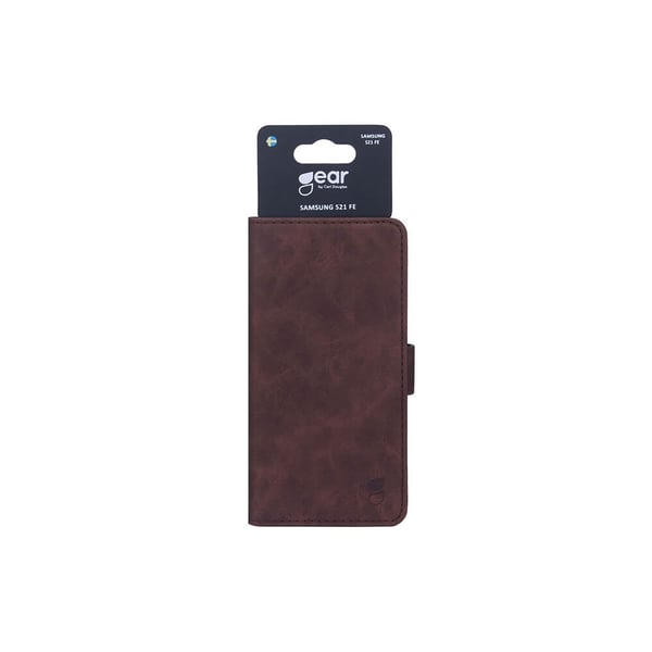 Gear Lompakko Ruskea - Samsung S21 FE 5G