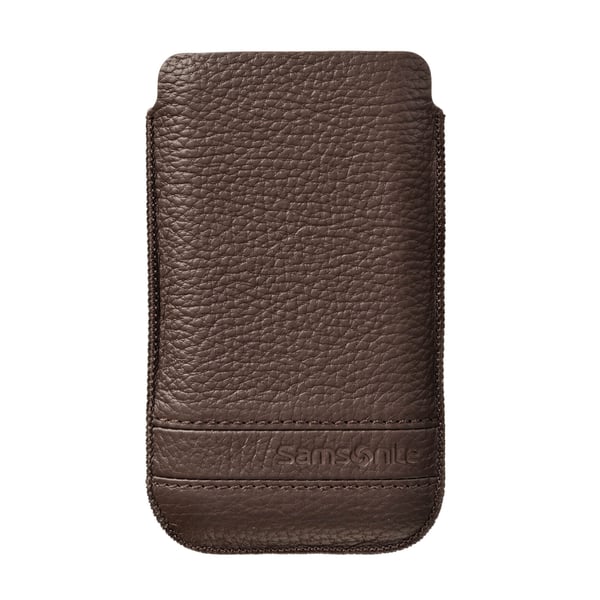 Samsonite Mobile Bag Classic Leather Large Brown