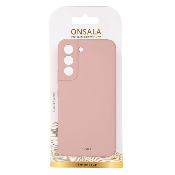 Onsala Mobildeksel Silikon Sand Pink - Samsung S22+