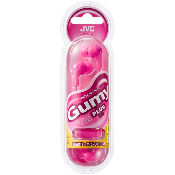 JVC Hodetelefon FX7M Gumy Plus In-Ear Mic Rosa