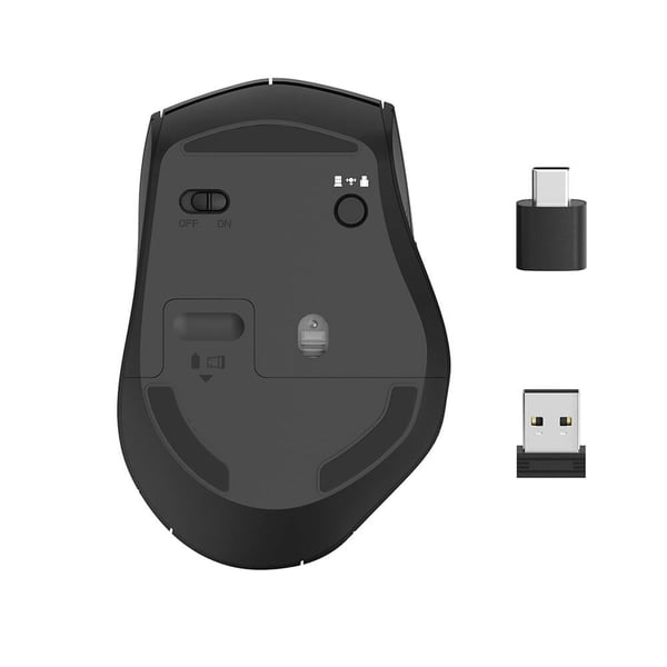 Hama Mus Trådløs Dual Mode USB-C/USB-A 6-knappers Svart